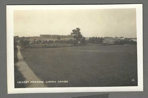 Vintage RP postcard Cricket Meadow, Linton, Cambridgeshire. Unposted. - Picture 1 of 2