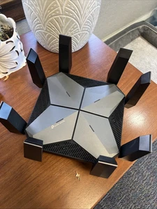 TP-Link AXE16000 Quad-Band WiFi 6E Router (Archer AXE300), Gaming Router *READ* - Picture 1 of 1