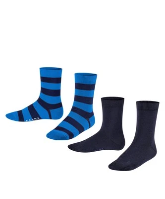 FALKE KGAA (FALKE) 2er Pack Falke Happy Stripe Kinder Socken 12993