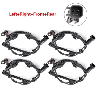 4Pcs Front & Driver ABS Speed Sensor for F-250 Ford F-350 F-450 F-550 Super Duty - Image 1 of 4