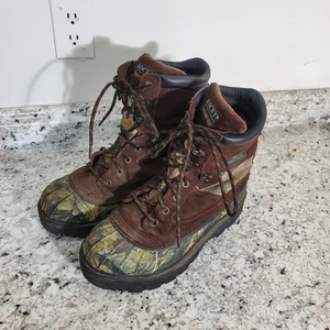 Hombres Talla 9M Rocky Thinsulate Ultra Aislante Invierno Impermeable Cuero Goma - Imagen 1 de 7