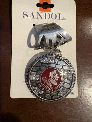 Anillo con clip para bufanda del estado de Florida FSU Foto 1 de 2