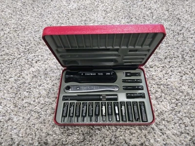 Vintage Chapman Mfg. Company No. 6320 Ratcheting Screwdriver Kit ~ USA ~ N/M ! - Image 1 of 2