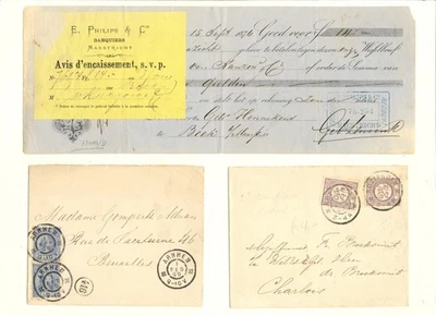 NETHERLANDS 1876/1946 -8 x COVER =VARIA= INCL PM - F/VF  - Image 1 of 4