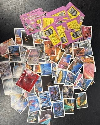1986 Panini Transformers Set Of 62 Stickers, Pack And Decoder - Image 1 of 3
