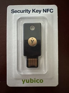 Security Key NFC by Yubico - Black, FIDO - New in Package USB-A, Authentication - Picture 1 of 3
