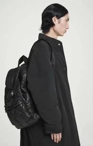 COS Authentic Large COS Quilted Black Backpack Immaculate As Seen In The Press - Picture 1 of 22