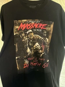 Three 6 Mafia The Triple 6ix Massacre Tour T-Shirt Gr. XL selten - Bild 1 von 6