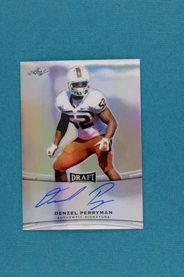 Denzel Perryman | 2015 Leaf Draft #BA-DP3 Autographs Auto | Near Mint or Better - Image 1 of 2