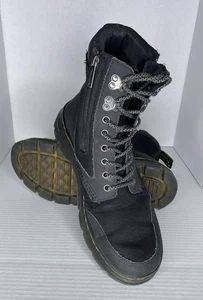 Dr. Martens AirWair Schnürstiefel Combs Zip US 12 schwarz AW004 GV04W - Bild 1 von 11