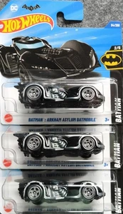 3x Arkham Asylum Batmobile schwarz - Hot Wheels 2025 - Batman - Neu Ovp - Bild 1 von 2
