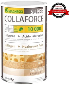 COLLAFORCE SUPER 10.000 DIETMED COLLAGENE e ACIDO IALURONICO 450Gr. Gusto Limone - Foto 1 di 1