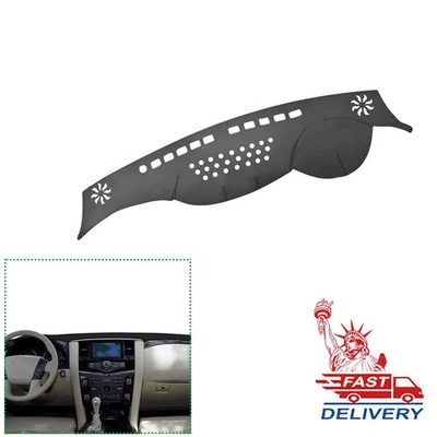 Нескользящий коврик для приборной панели внутренний чехол для Nissan Patrol Y62 Armada - Изображение 1 из 4