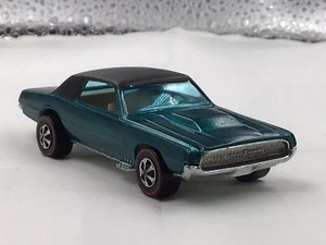 1968 Hot Wheels Custom T-Bird (Spectraflame Aqua) (Redline) (Hong Kong) - Picture 1 of 8