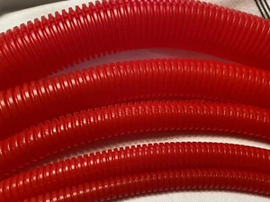 Split Loom Tubing Wire & Hose Cover 1/4", 3/8", 1/2", 3/4", 1" (5 pieces) Red - Picture 1 of 6