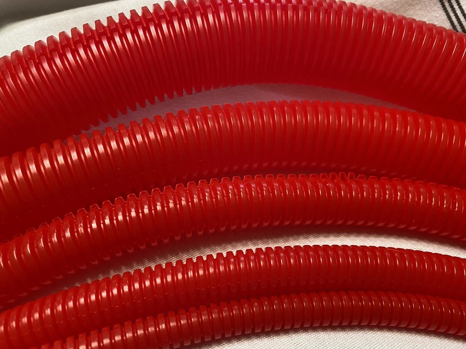 Cubierta de cable y manguera de telar dividido 1/4", 3/8", 1/2", 3/4", 1" (5 piezas) rojo 32' Foto 1 de 4