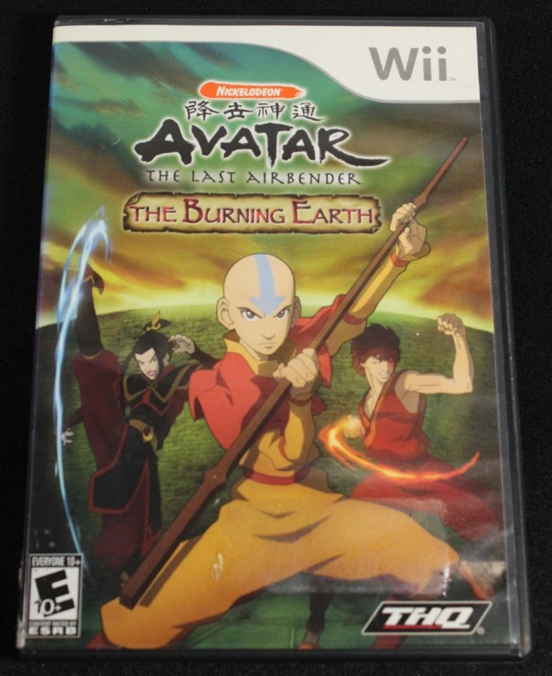 2007 Nintendo Wii Avatar The Last Airbender The Burning Earth Game Case CIB - Image 1 of 4