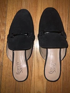 Franco Sarto Dolly  Mule Shoes Black   7 1/2 - Foto 1 di 7