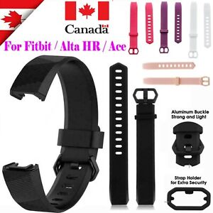 For Fitbit Alta HR Ace - Replacement Silicone Wristband Band Strap Small Large