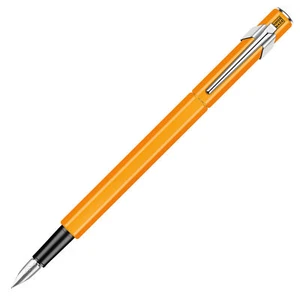 Caran d’Ache 849 Fountain Pen - Fluorescent Orange - Medium Point CA-840030 -New - Picture 1 of 2