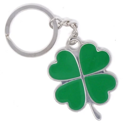 Portachiavi porta chiavi metallo QUADRIFOGLIO auto Alfa Romeo casa buona fortuna - Immagine 1 di 3