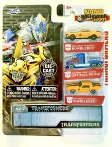 NEW Jada 31125 Transformers 3-Pack Nano Hollywood Rides Die-Cast Vehicles G1 - Picture 1 of 4