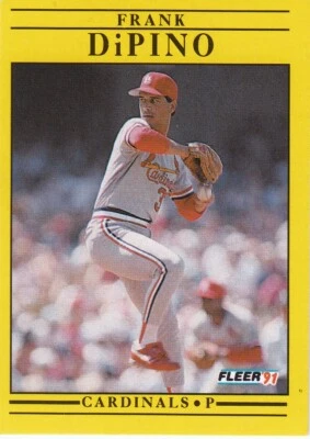 1991 Fleer - #632 Frank DiPino- Cardinals- - Image 1 of 2