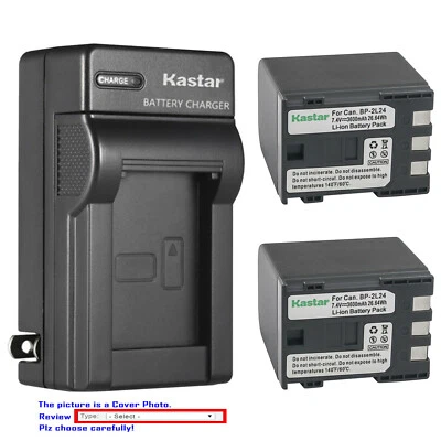 Kastar Battery AC Wall Charger for Canon BP-2L5 BP-2L13 BP-2L14 BP-2L18 BP-2L24