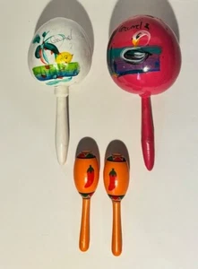 Set if 4 Maracas - 2 mini and 2 regular size - Picture 1 of 2