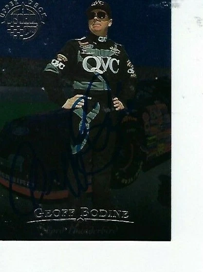 GEOFF BODINE SIGNED 1996 UPPERDECK CHASE FOR THE CUP #RC-15 - NASCAR  - Image 1 of 1