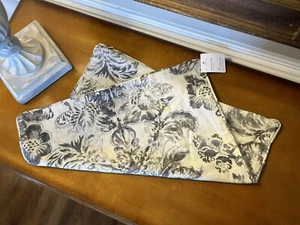 Pottery Barn Thea Floral Printed Pillow Cover 20”x20” Gray Multi NWT OPEN BOX - Picture 1 of 5