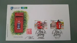 Autographed concordant Malaysia World Post Day First Day Cover FDC 2019 - Picture 1 of 1