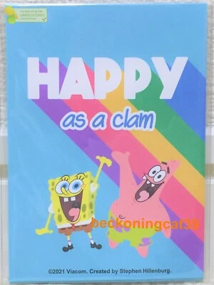 SpongeBob Schwammkopf Mini Geschenktüte 5 Umschläge Patrick Blau 2021 MADE IN... - Bild 1 von 2