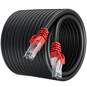 LAN Kabel 30 Meter Outdoor, Netzwerkkabel Cat 7 Ethernet Kabel Hochgeschwindigke - Bild 1 von 12