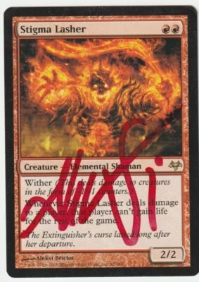 Eventide  MTG   Stigma Lasher   Signed by Aleksi Briclot - Image 1 of 2