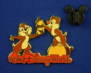 Chip and Dale Stacking Acorns Walt Disney World Pin # 30708 - Picture 1 of 4