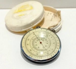 Vintage Mathematical Calculator USSR Logarithmic Rule KL-1 Soviet Circular Slide - Picture 1 of 12