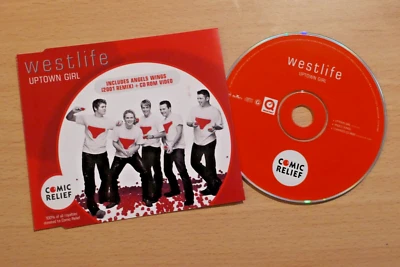 Westlife - Uptown Girl. Enhanced video CDS (2001) Disc & Inlay only. VGC. Foto 1 de 2