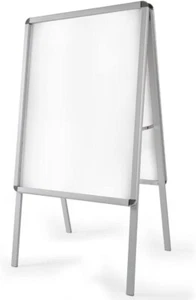 A1 A-Board Double Sided Pavement Sign Poster Snap Frame Aluminum - Picture 1 of 4