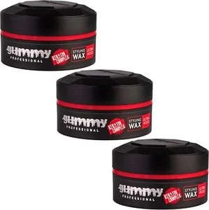 3x Gummy Ultra Hold Hair Styling Wax 150ml - Hair Styling Gel Wax Ultra Hold - Picture 1 of 1