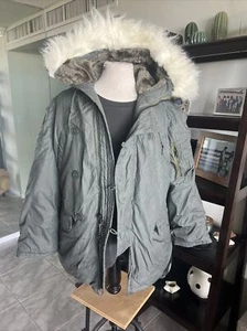 Vintage Neu OS Original Mil 1983 USAF N-3b Milp6279j Jacke Gr. Medium Super!🌟✅ - Bild 1 von 17