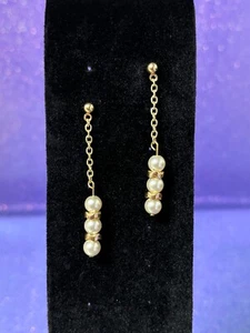 Women’s Handcrafted Pearl Earrings! - Picture 1 of 1