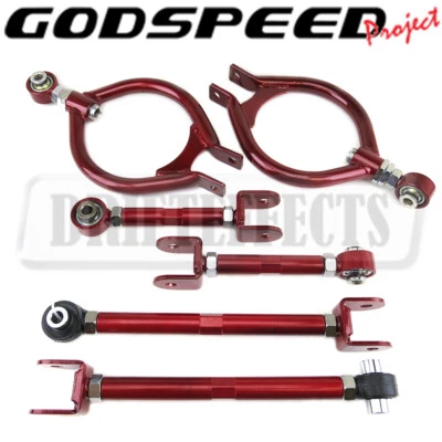 Kit de brazo de tracción Godspeed inclinación trasera ajustable Ruca + puntera + para 1990-96 300ZX Z32 Foto 1 de 3