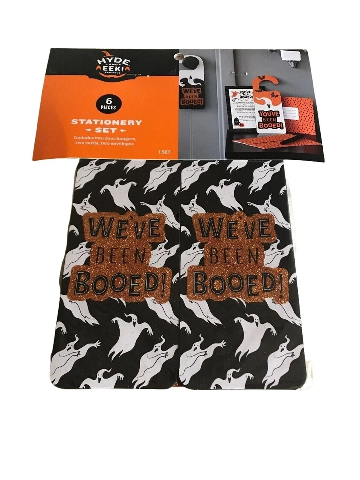 Hyde & Eek! 6-Piece Halloween "Youve Been Booed" & "Weve Been Booed" Designs - Image 1 of 4