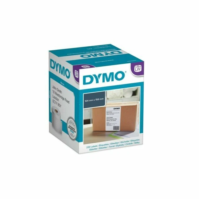 DYMO LW Extra Large Shipping Labels - 220 per Roll, 104 x 159 mm