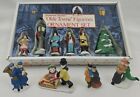 Dynasty Classics Olde Towne Figurines Porcelain Ornament Set of 6 plus 4 Extra