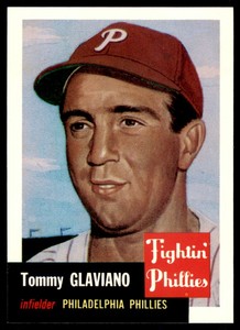 1991 TOPPS ARCHIVES 1953 TOMMY GLAVIANO . PHILADELPHIA PHILLIES #140