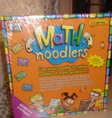 Math Noodlers Math Games Learning Well Games Grades 2-3 Math Skills NEW & SEALED - Image 1 of 3