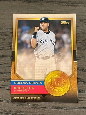 2012 Topps Golden Greats Derek Jeter #GG28 New York Yankees - Image 1 of 2