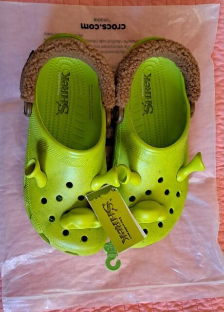 DreamWorks Shrek × Crocs Classic Clog Men Size 2-3 and 10-14 (209373-3TX)